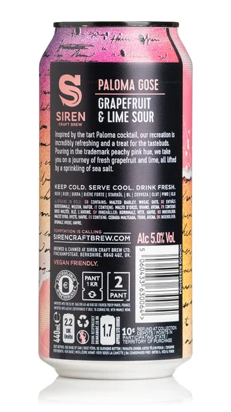 Siren Paloma Gose Grapefruit and Lime Sour view 2