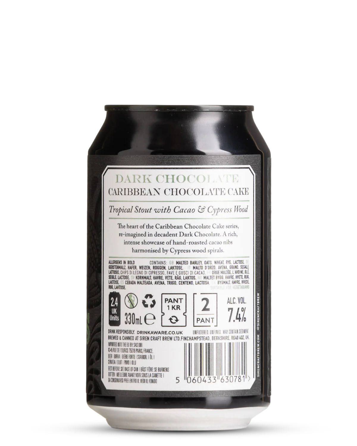 Siren Dark Chocolate Caribbean Chocolate Cake Tropical Stout view 2