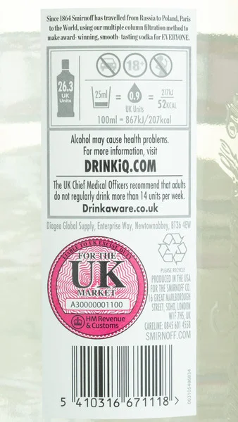 Smirnoff Red Label Vodka view 3