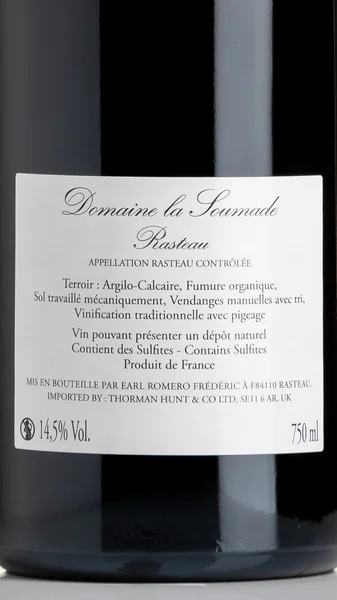 Rasteau, Domaine la Soumade 2022 view 3