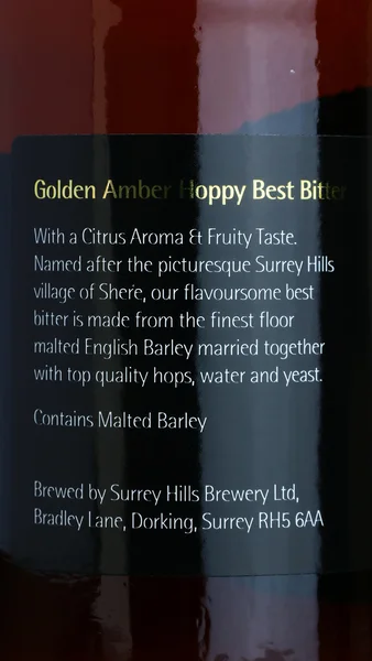 Surrey Hills Brewery Shere Drop view 2