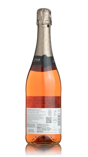 Noughty De-Alcoholised Sparkling Rose NV view 2