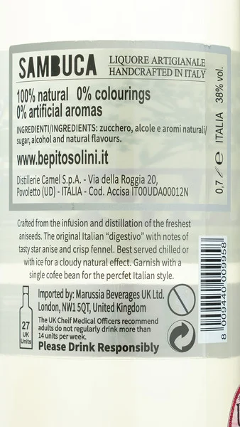 Tosolini Sambuca view 3
