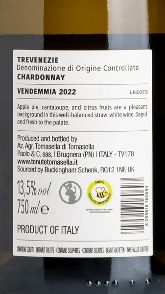 Tenute Tomasella Chardonnay 2022 view 3