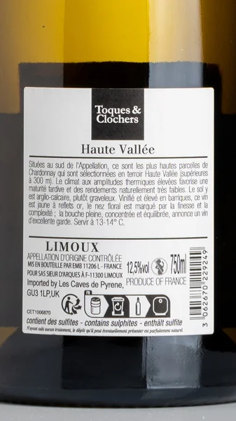 Limoux Haute-Vallee Chardonnay, Toques et Clochers 2024 view 3