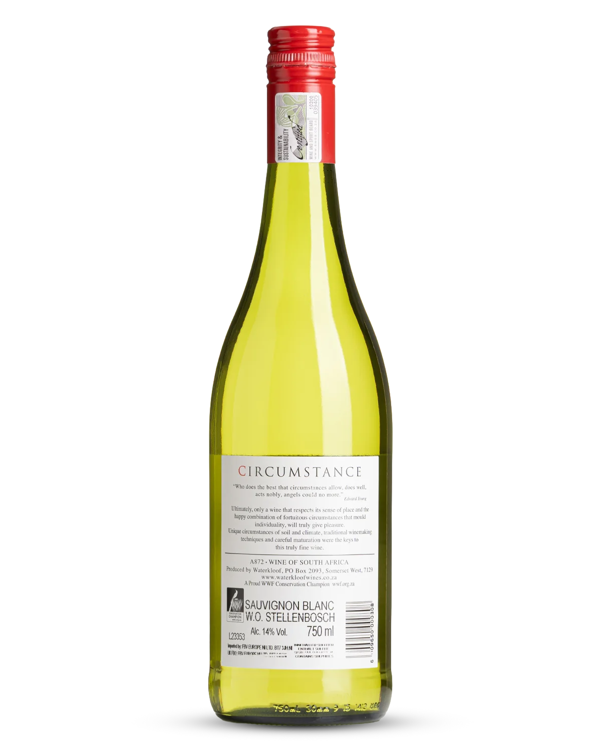 Circumstance Sauvignon Blanc by Waterkloof 2025 view 2
