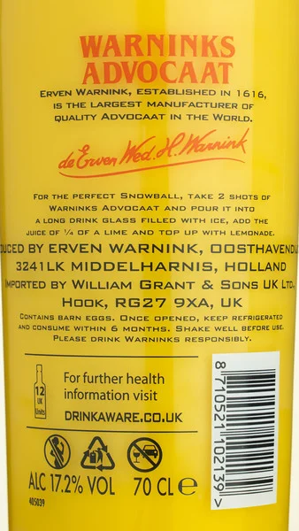 Warninks Advocaat view 3