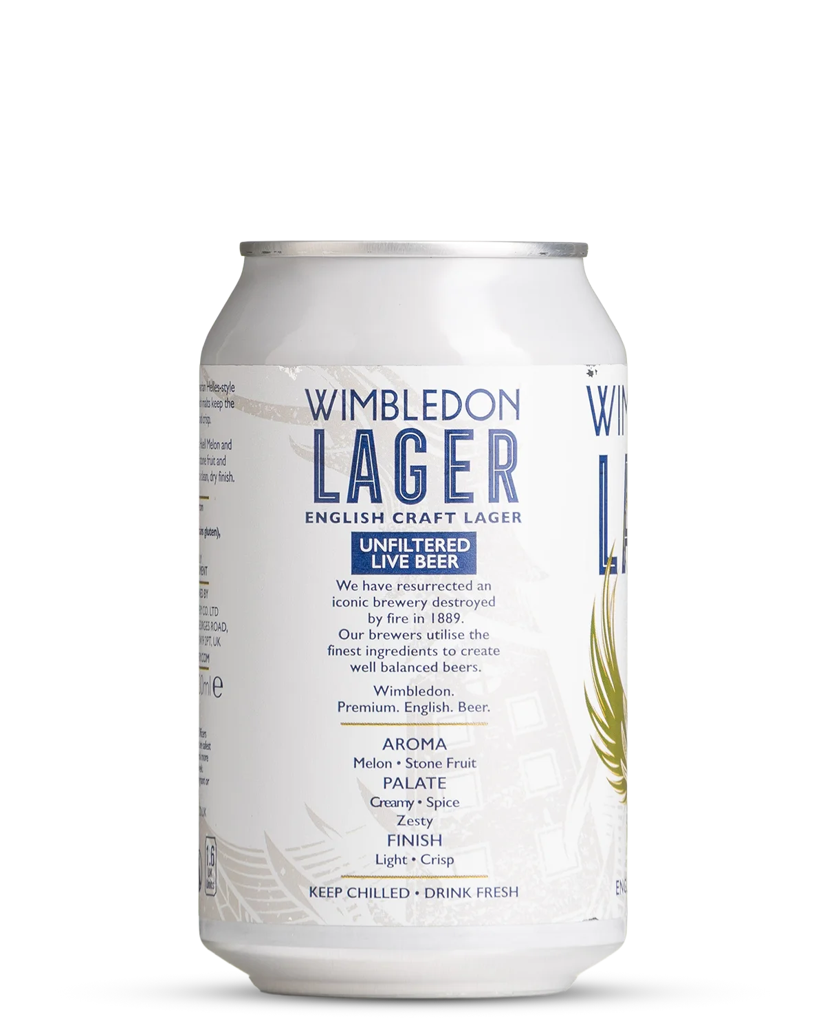Wimbledon Brewery Lager view 2
