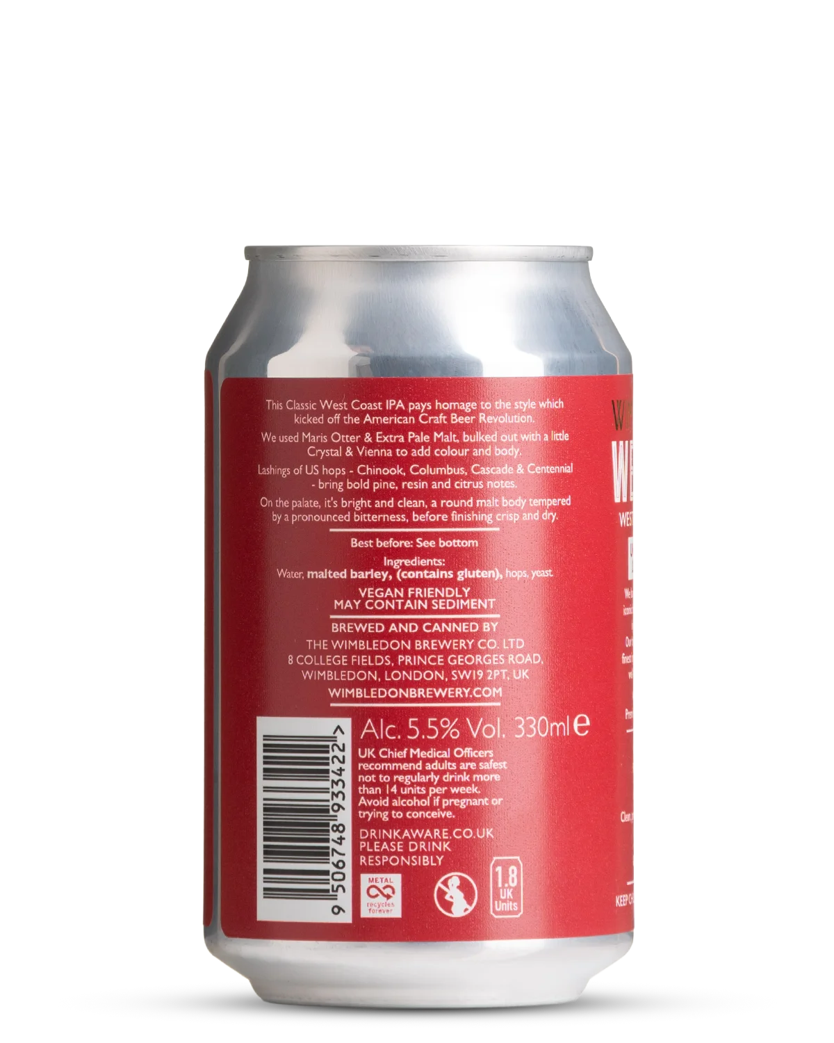 Wimbledon Westie West Coast IPA view 3