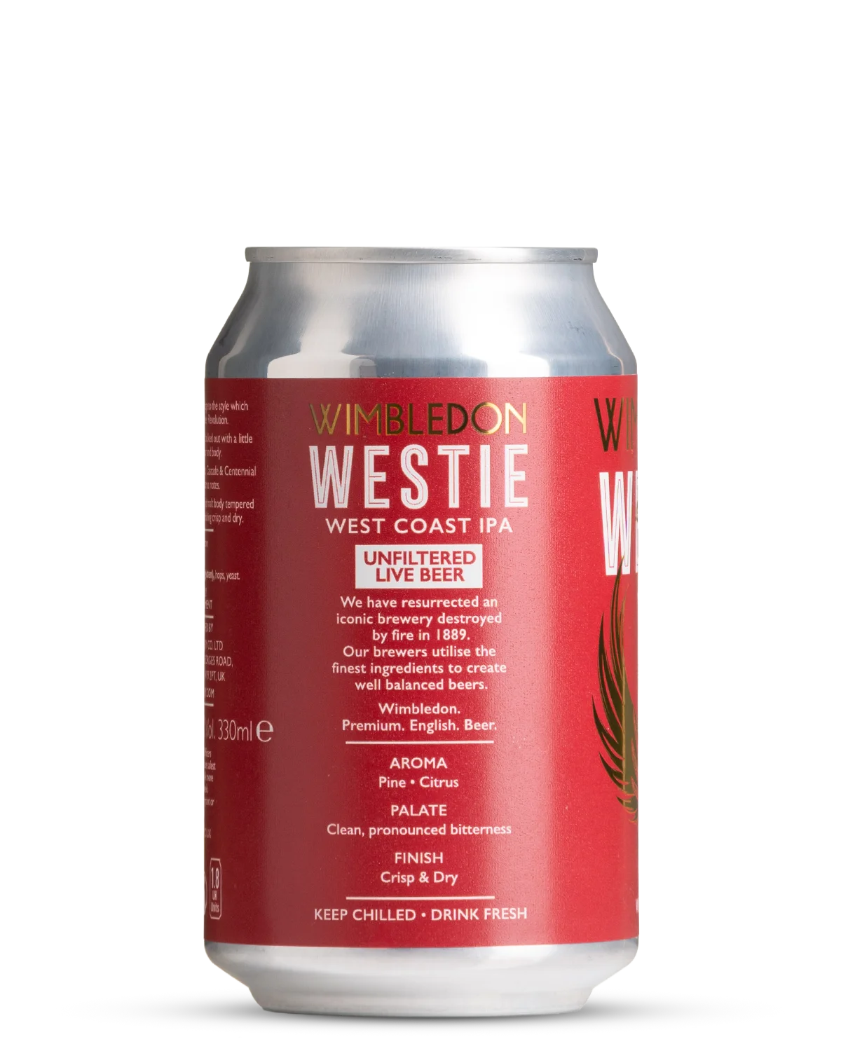 Wimbledon Westie West Coast IPA view 2