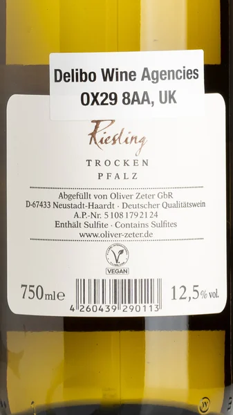 Oliver Zeter Riesling 2023 view 3