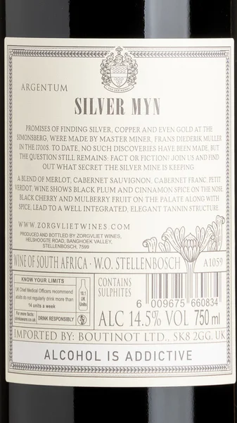 Zorgvliet Silver Myn Argentum 2023 view 3